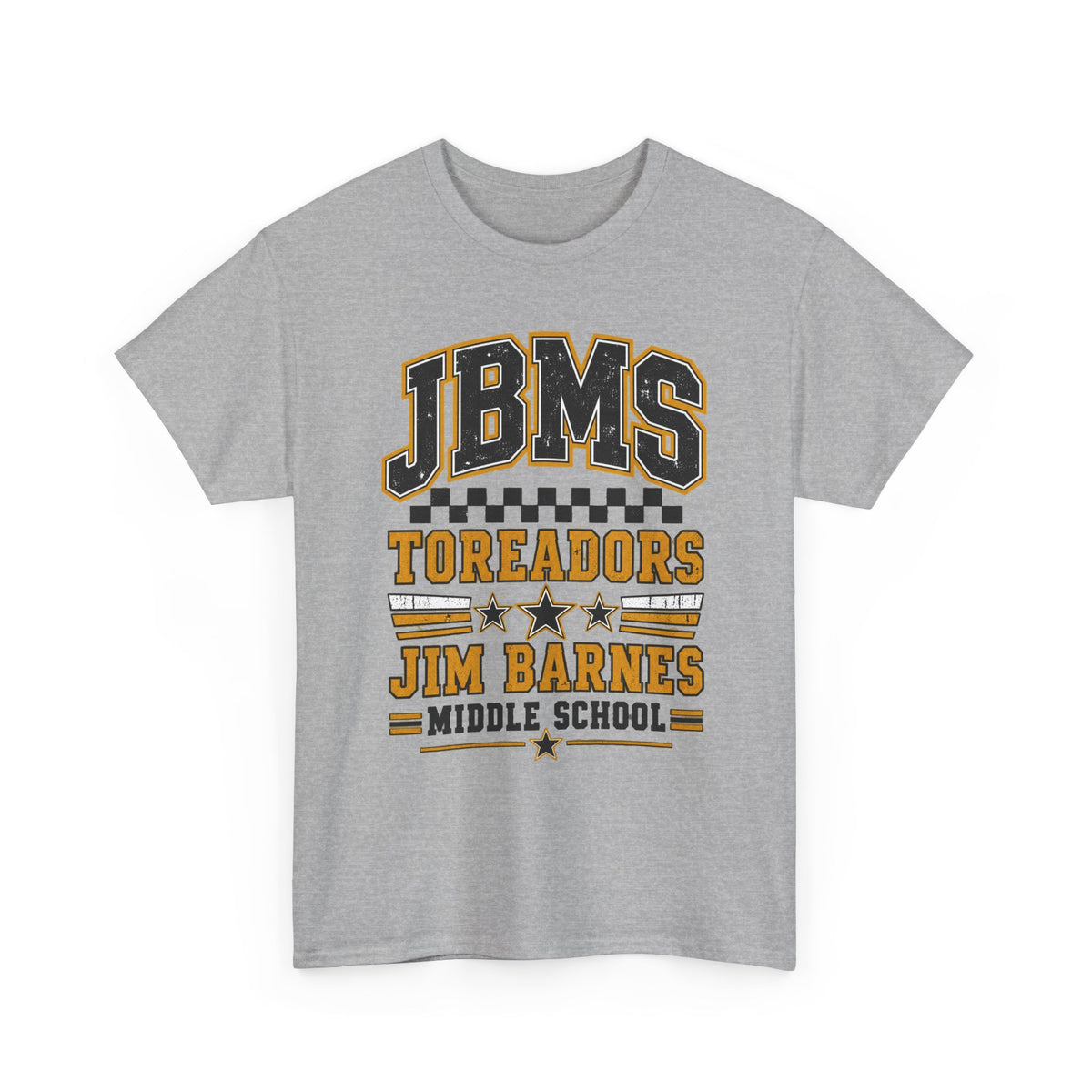 Jim Barnes Middle School Toreadors Tee — JBMS School Spirit T-Shirt
