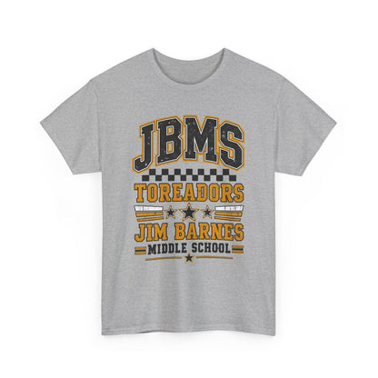 Jim Barnes Middle School Toreadors Tee — JBMS School Spirit T-Shirt