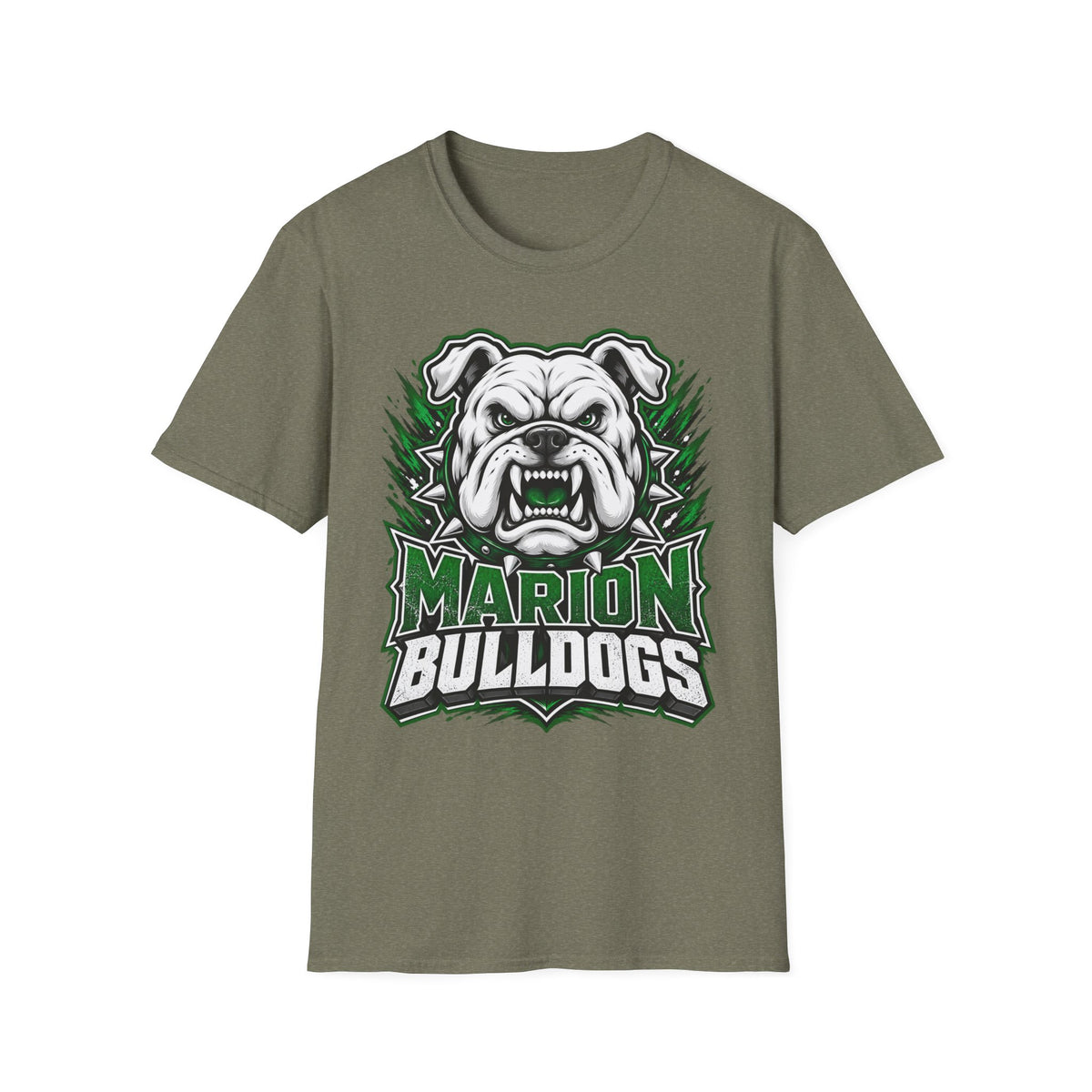 Bulldogs Mascot T-Shirt — Marion Bulldogs School Spirit Tee