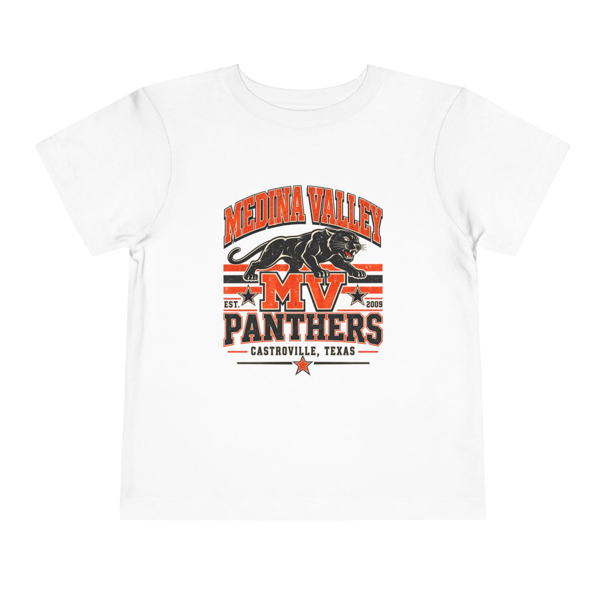 Toddler Tee — Medina Valley Panthers MV Football Team Shirt (Castroville, Texas)