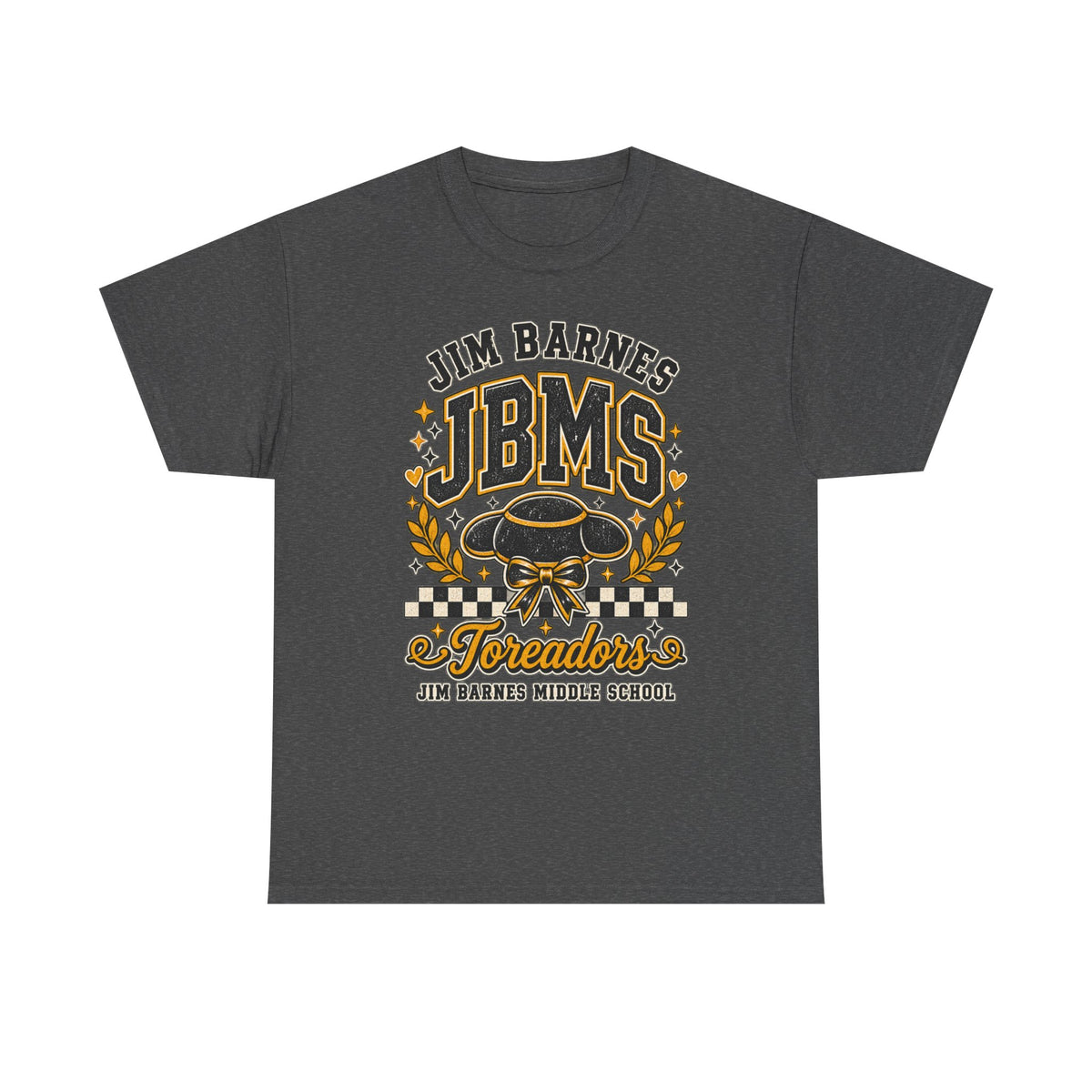 Jim Barnes JBMS Toreadors Middle School T-Shirt