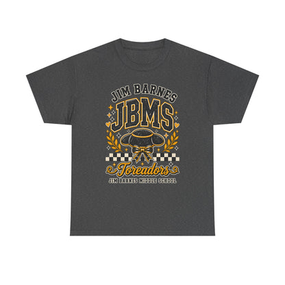 Jim Barnes JBMS Toreadors Middle School T-Shirt