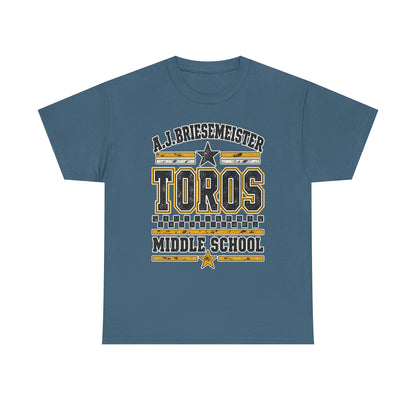 Toros Middle School Tee — A.J. Briesemeister School Spirit T-Shirt