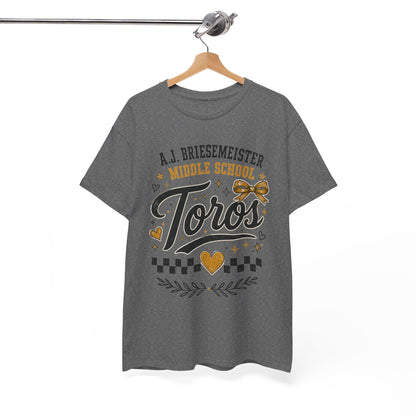 Toros Middle School Tee — L.J. Briesemaster School Spirit Shirt