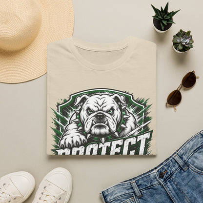 Protect the Pound Bulldog T-Shirt — Fierce Mascot Tee for Fans & Players
