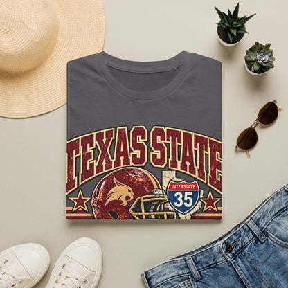 Texas State Bobcats Football T‑Shirt – I‑35 Showdown Game Day Tee