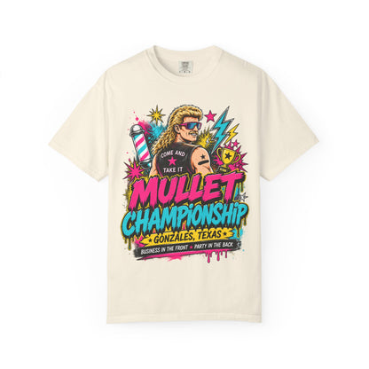 Mullet Championship T-Shirt — "Business in the Front, Party in the Back" Retro Graphic Tee