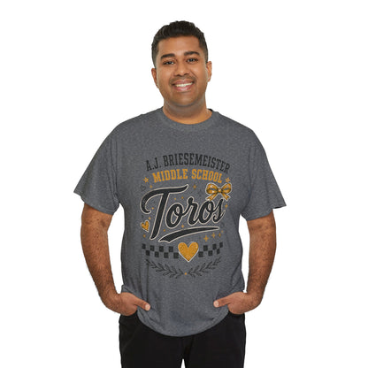 Toros Middle School Tee — L.J. Briesemaster School Spirit Shirt