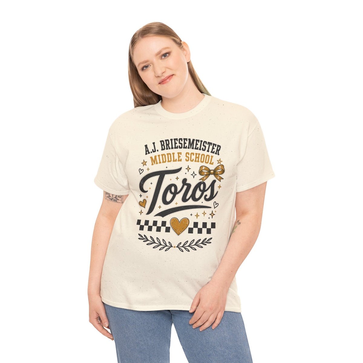 Toros Middle School Tee — L.J. Briesemaster School Spirit Shirt