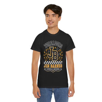 Toreadors JB Jim Barnes Middle School Tee — School Spirit Graphic T-Shirt