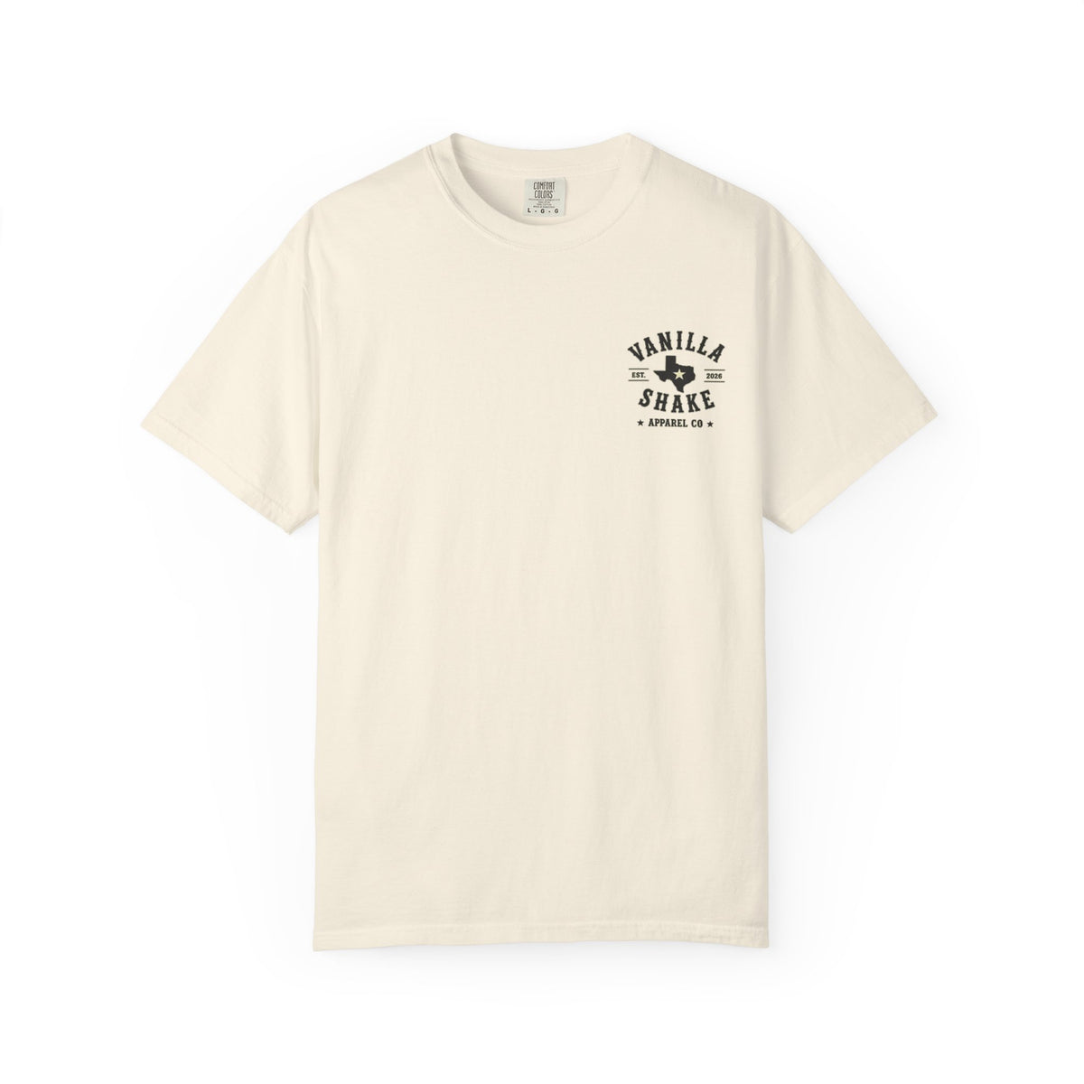 Mr. & Mrs. Shake Logo Unisex Garment-Dyed T-shirt
