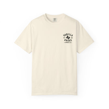 Mr. & Mrs. Shake Logo Unisex Garment-Dyed T-shirt