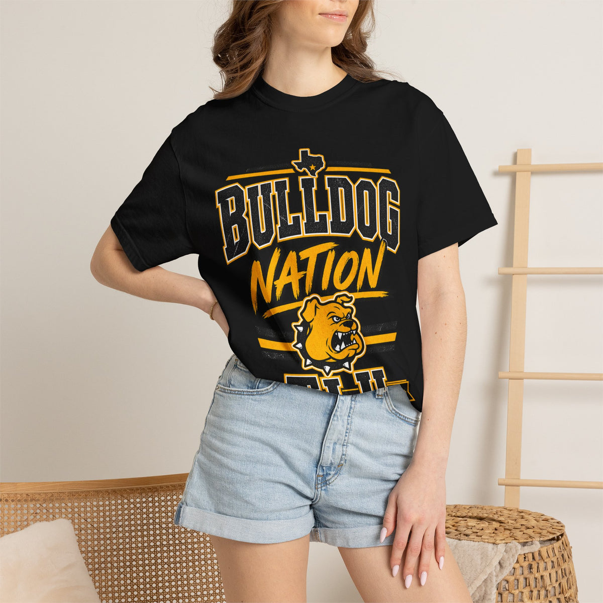 Bulldog Nation T-Shirt — TLU Mascot College Tee
