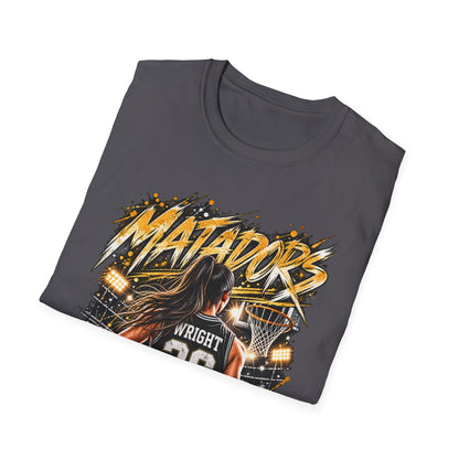 Basketball Jersey T-Shirt — 'Matadors' Player 26 Custom Basketball Graphic Tee