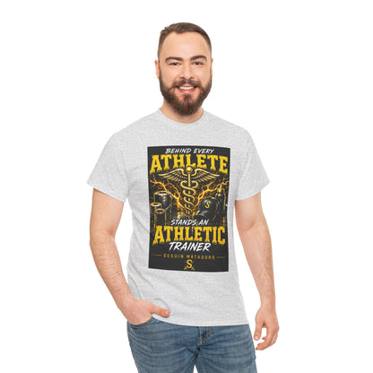 Athletic Trainer T‑Shirt — "Behind Every Athlete Stands an Athletic Trainer" Motivational Tee