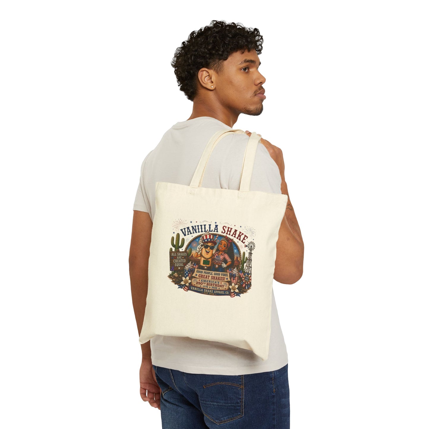 Cotton Canvas Tote Bag