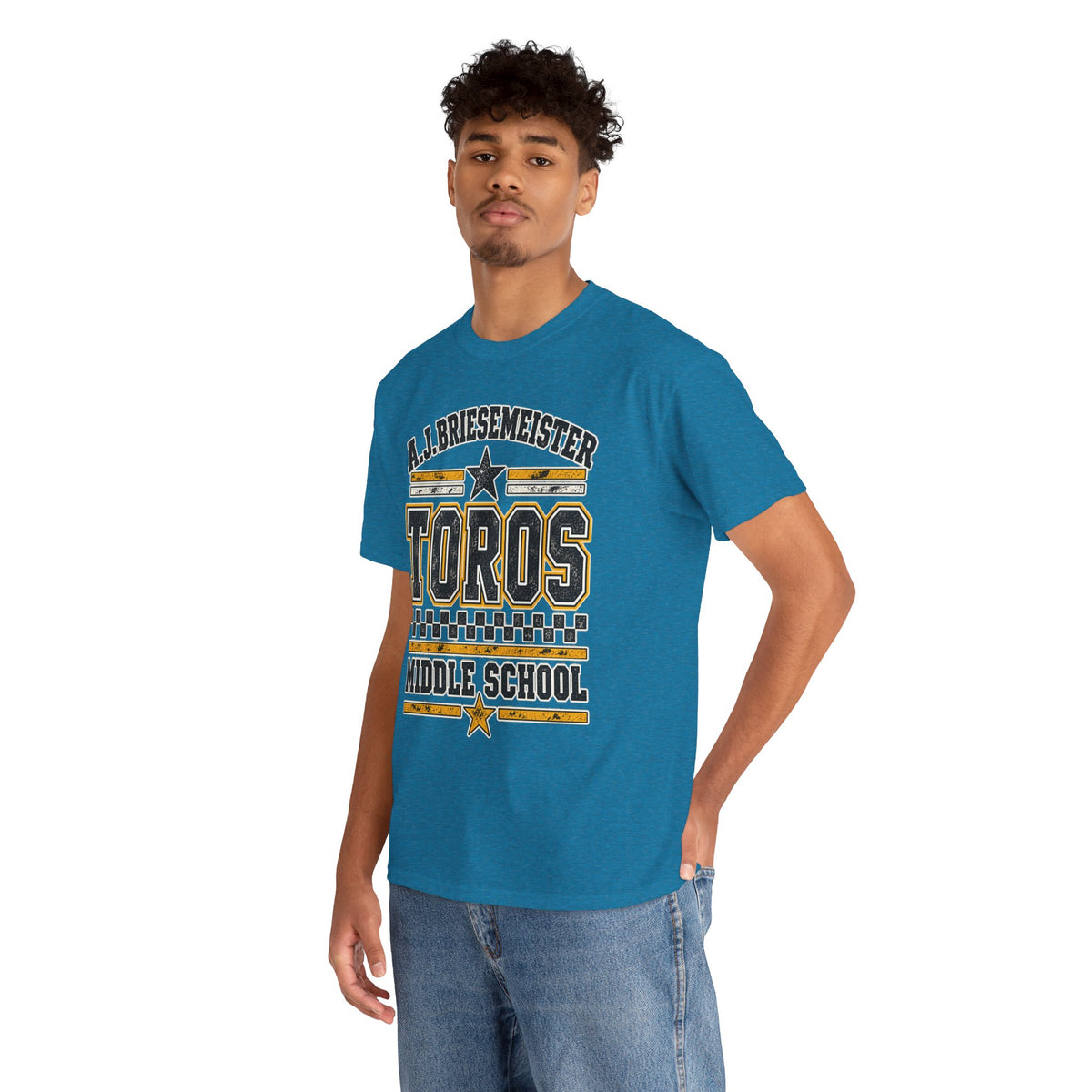 Toros Middle School Tee — A.J. Briesemeister School Spirit T-Shirt