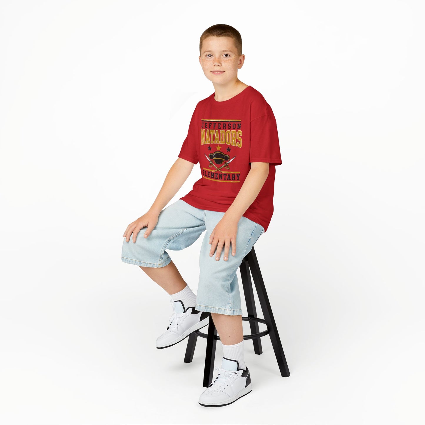 Jefferson Matadors Elementary Kids T-Shirt — School Spirit Tee
