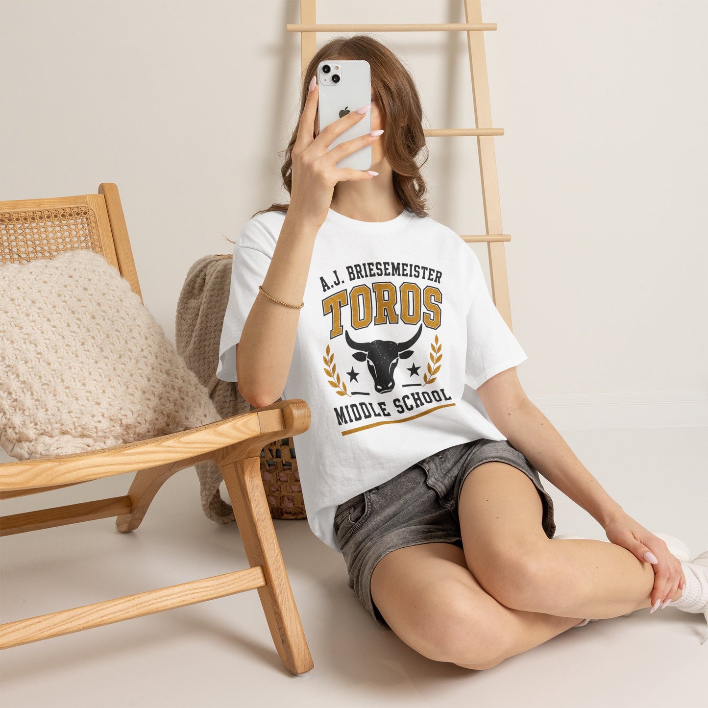Toros Middle School Tee — A.J. Briesemeister School Spirit T-Shirt