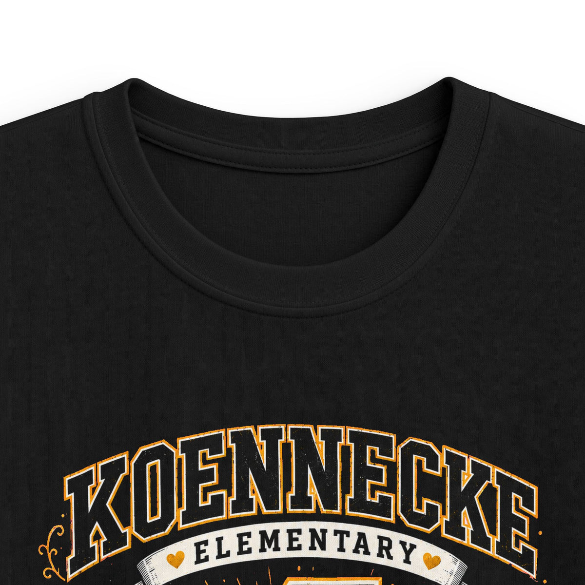 Koennecke Elementary Fourth Grade Kids T‑Shirt — '4 Fourth Grade' Bee School Tee