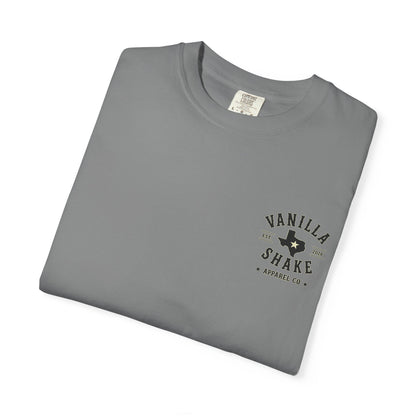 Mr. & Mrs. Shake Logo 2 - Unisex Garment-Dyed T-shirt