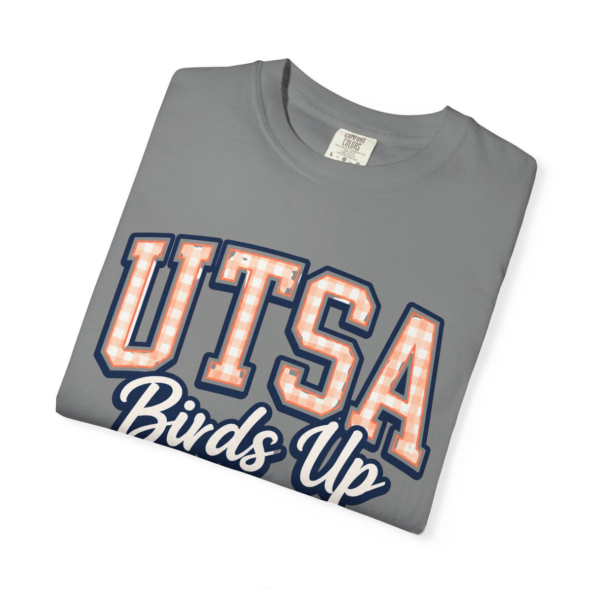 UTSA Birds Up T-Shirt — San Antonio Orange Garment-Dyed Tee