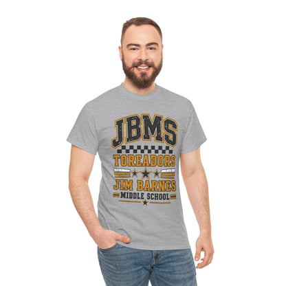 Jim Barnes Middle School Toreadors Tee — JBMS School Spirit T-Shirt