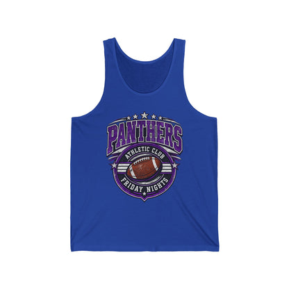 Panthers Friday Nights Football Tank — Personalized 'Wright 26' Athletic Club Jersey