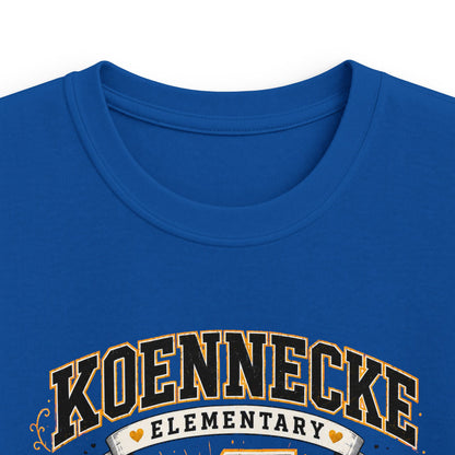 Koennecke Elementary Fourth Grade Kids T‑Shirt — '4 Fourth Grade' Bee School Tee