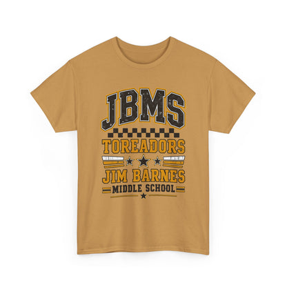 Jim Barnes Middle School Toreadors Tee — JBMS School Spirit T-Shirt