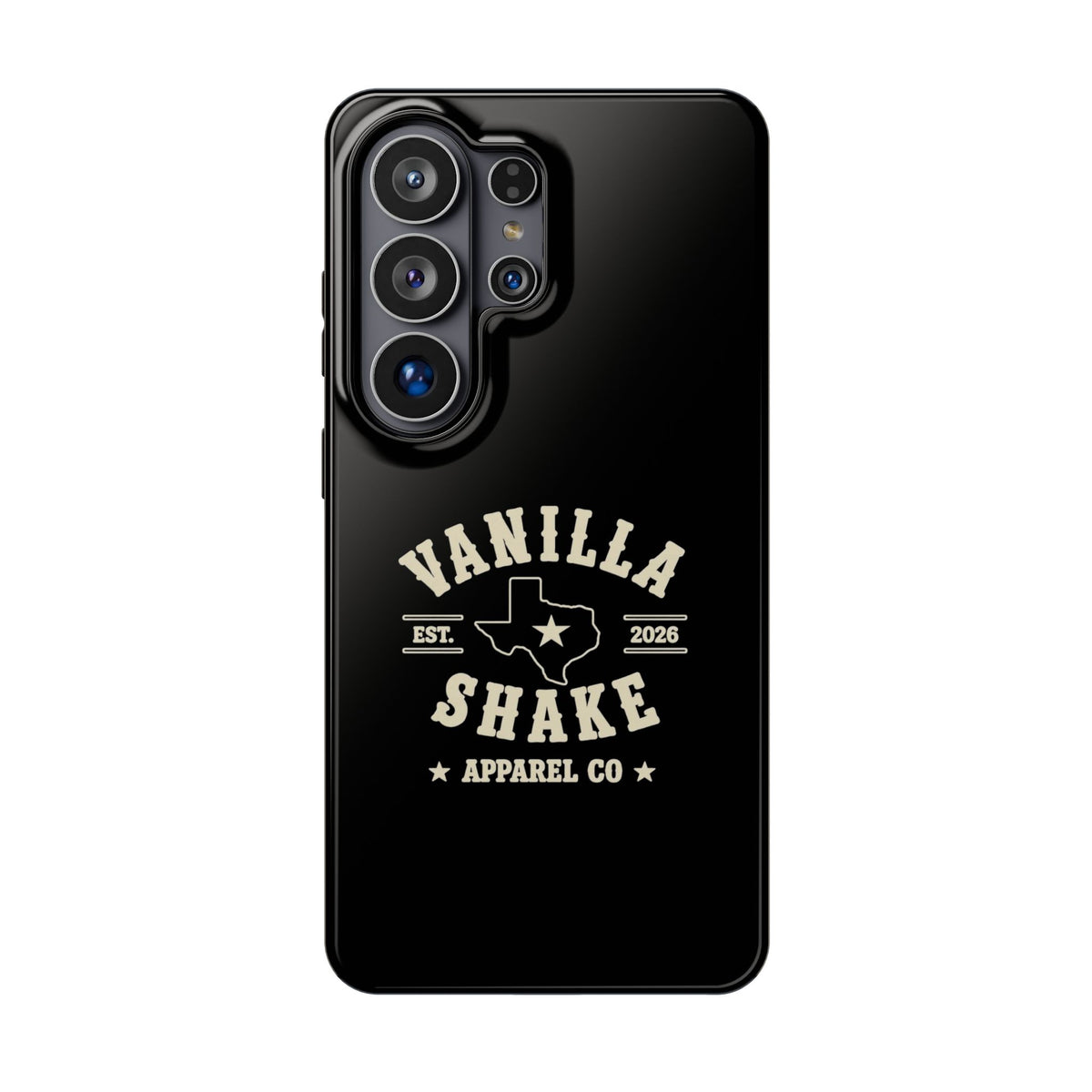 Black w/Ivory Logo lmpact-Resistant Phone Cases