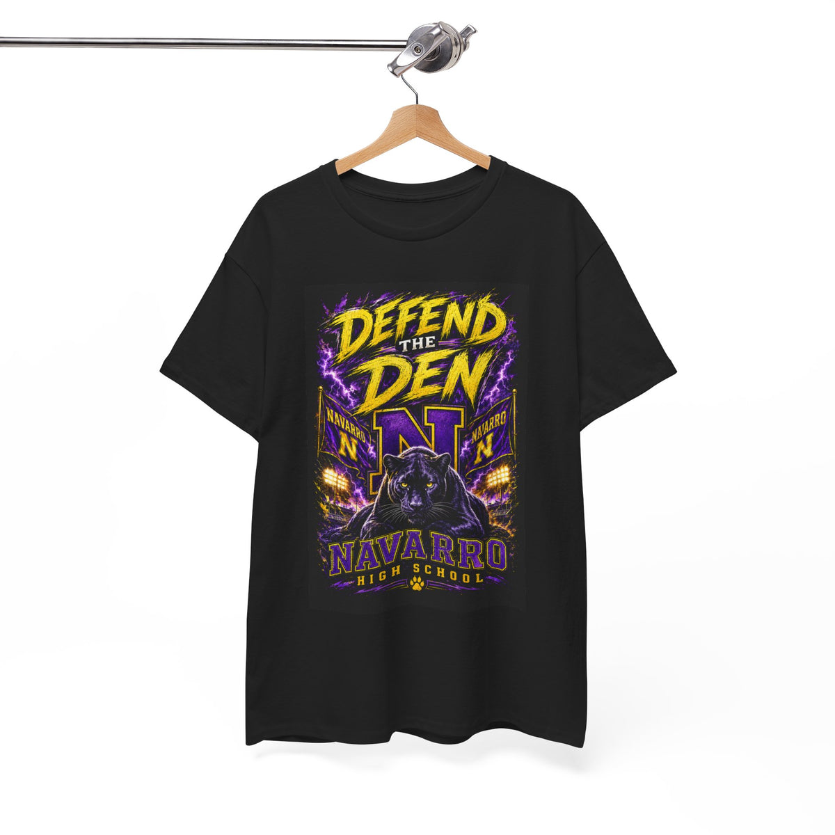 Defend the Den Navarro High School Panther T‑Shirt