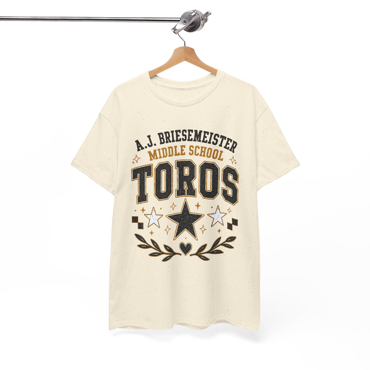 Toros Middle School Tee – A.J. Briesmeister School Spirit Shirt
