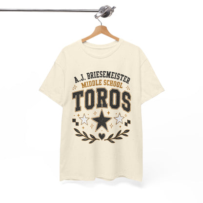 Toros Middle School Tee – A.J. Briesmeister School Spirit Shirt