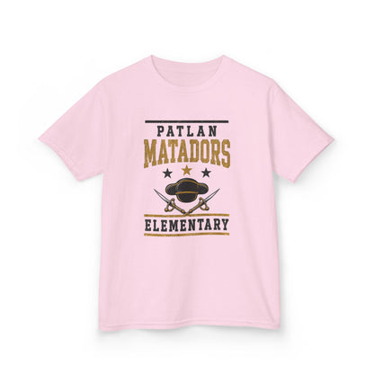 Patlan Matadors Elementary Kids T‑Shirt — School Spirit Tee