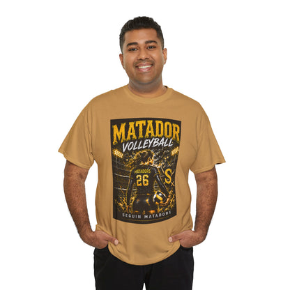 Matador Volleyball Team Tee — Sequoia Matadors Jersey Design