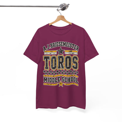 Toros Middle School Tee — A.J. Briesemeister School Spirit T-Shirt