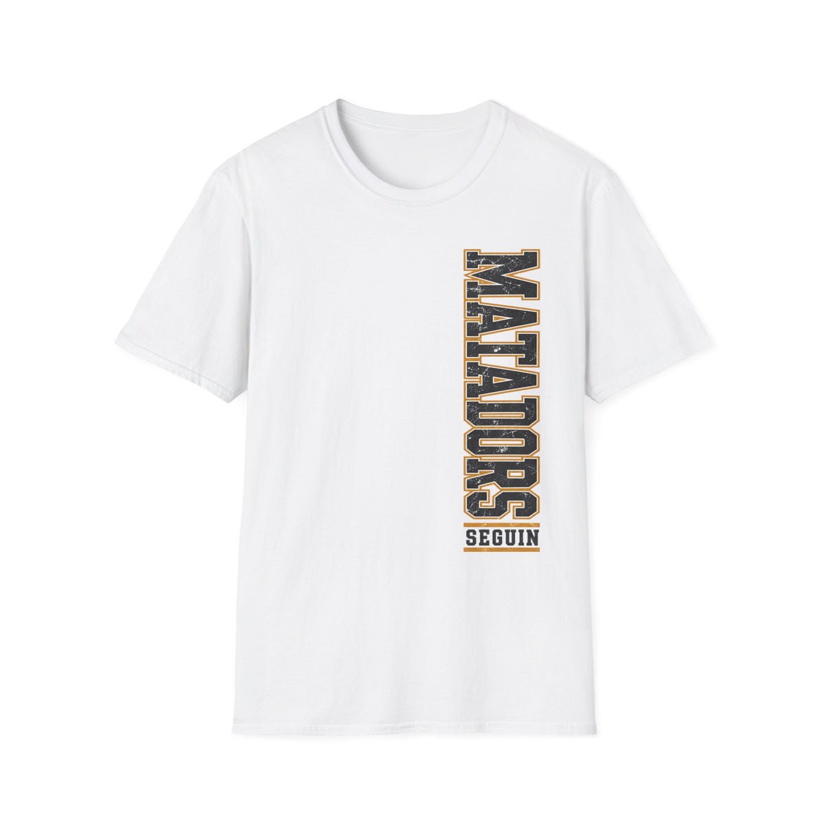 Bruns Matadors Vertical Graphic T-Shirt — School Team Spirit Tee