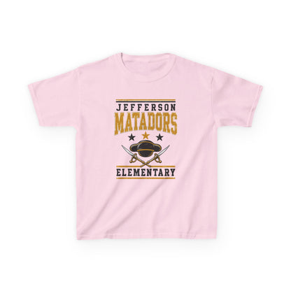 Jefferson Matadors Elementary Kids T-Shirt — School Spirit Tee