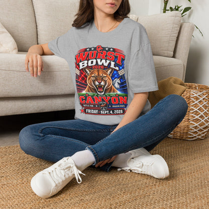 Wurst Bowl 2026 T-Shirt — Canyon Football Game Day Tee