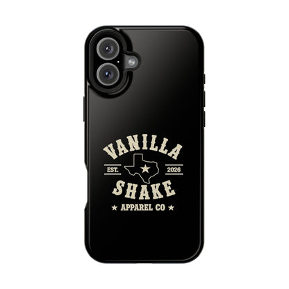 Black w/Ivory Logo lmpact-Resistant Phone Cases