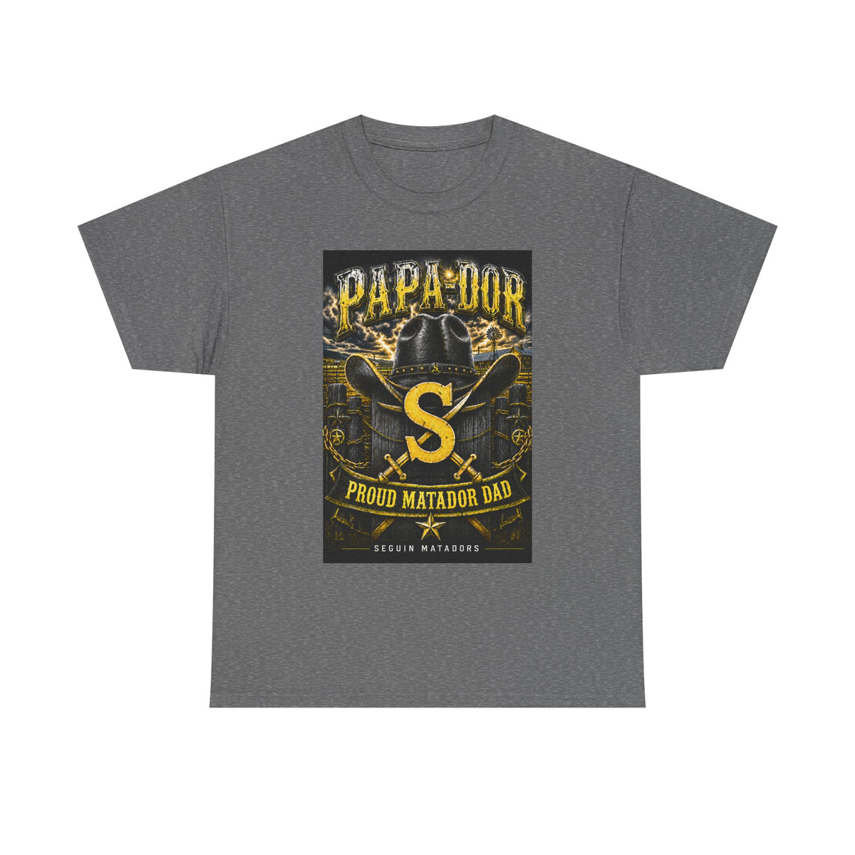 Matador Dad T-Shirt – "Papa-Dor" Proud Matador Design