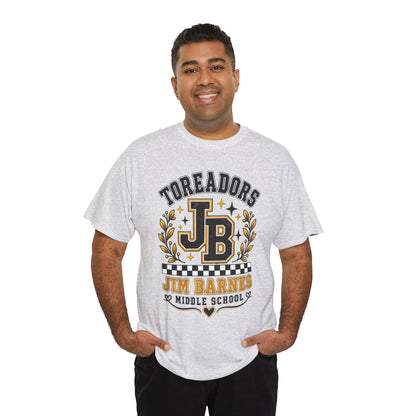 Toreadors JB Jim Barnes Middle School Tee — School Spirit Graphic T-Shirt