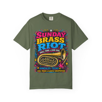 Sunday Brass Riot T‑Shirt — Gonzales Texas Band Tee
