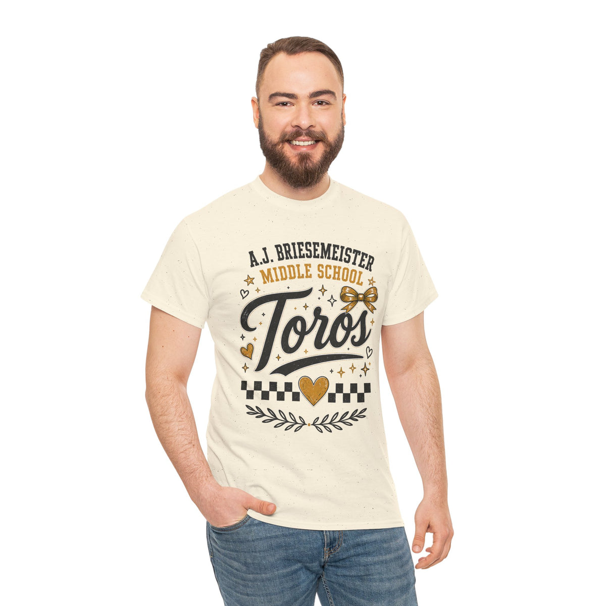 Toros Middle School Tee — L.J. Briesemaster School Spirit Shirt