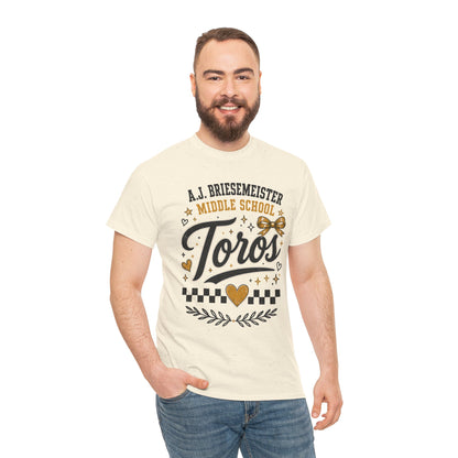 Toros Middle School Tee — L.J. Briesemaster School Spirit Shirt