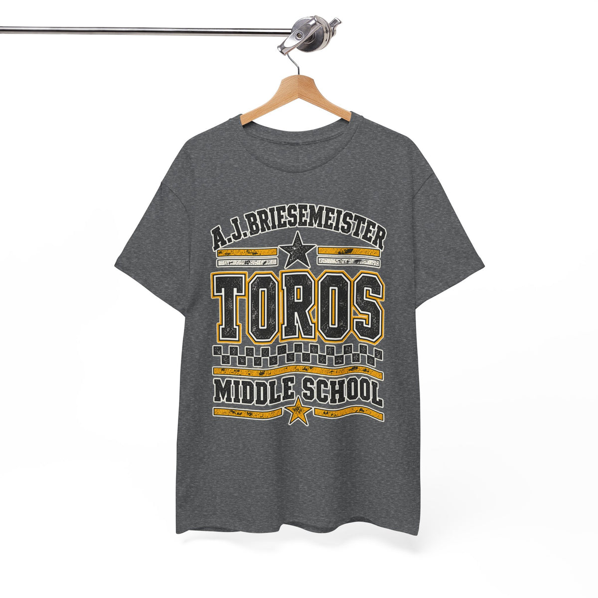 Toros Middle School Tee — A.J. Briesemeister School Spirit T-Shirt