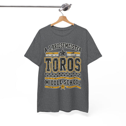 Toros Middle School Tee — A.J. Briesemeister School Spirit T-Shirt
