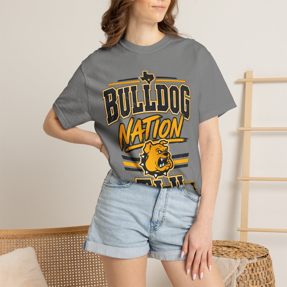 Bulldog Nation T-Shirt — TLU Mascot College Tee