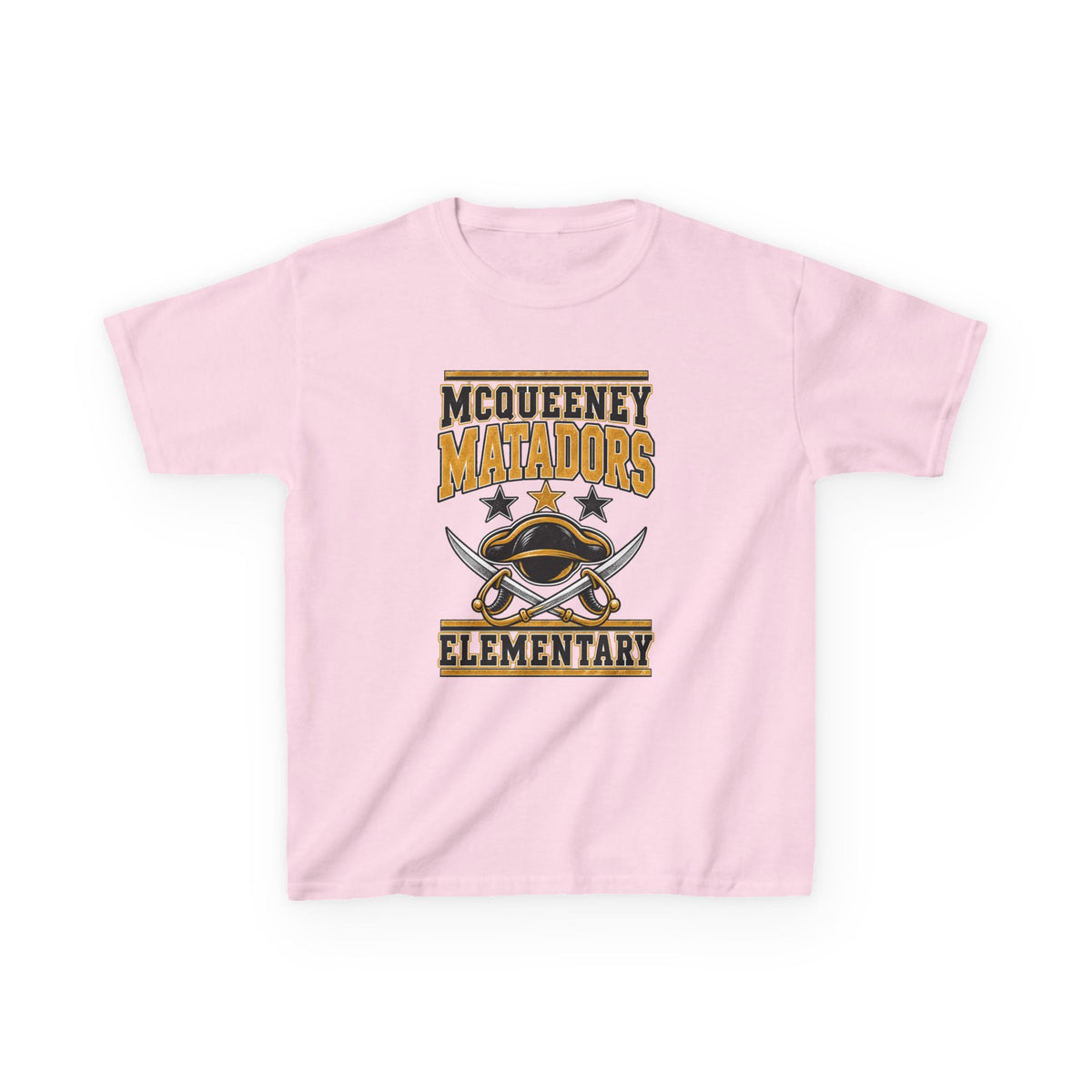 McQueeney Matadors Elementary Kids T-Shirt – School Spirit Tee